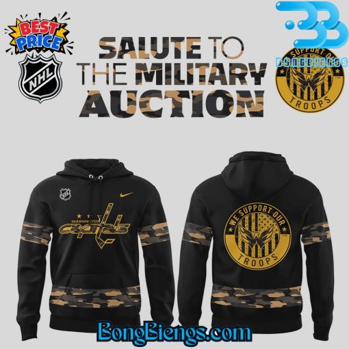 Washington Capitals Salute To Military Hoodie