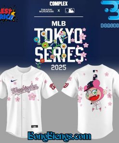 Washington Nationals MLB World Tour Tokyo Series x Takashi Murakami Baseball Jersey