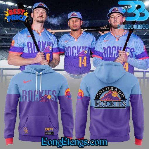 Colorado Rockies New City Connect Uniforms Higher-Further-Together Hoodie