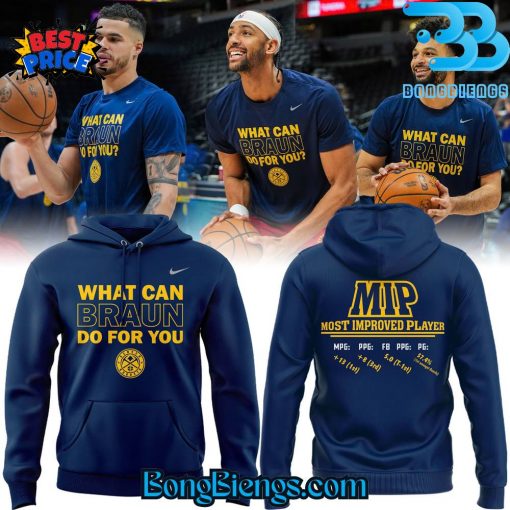 Denver Nuggets Special Christian Braun MIP Hoodie