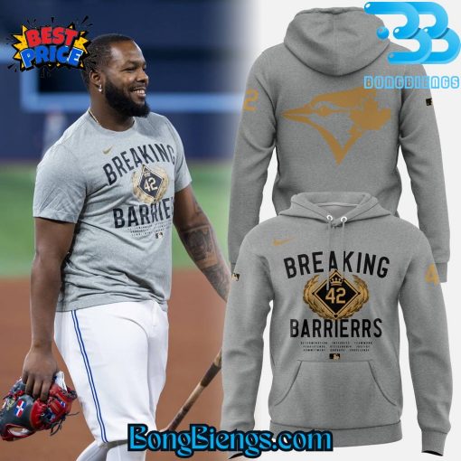Toronto Blue Jays Breaking Barrierrs Jackie Robinson 42 Forever Hoodie