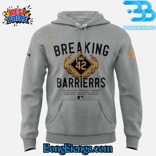 Toronto Blue Jays Breaking Barrierrs Jackie Robinson 42 Forever Hoodie