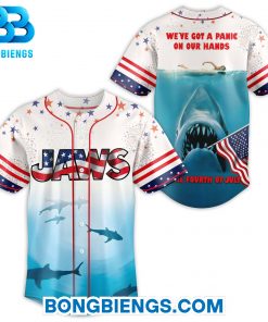 Jaws We’ve Got A Panic On Our Hands On The Fourth Of July Jersey