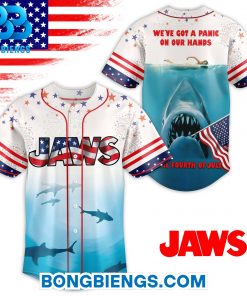 Jaws We’ve Got A Panic On Our Hands On The Fourth Of July Jersey