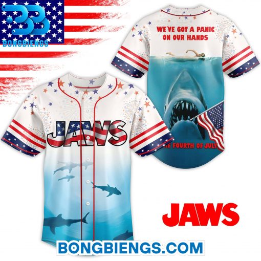 Jaws We’ve Got A Panic On Our Hands On The Fourth Of July Jersey