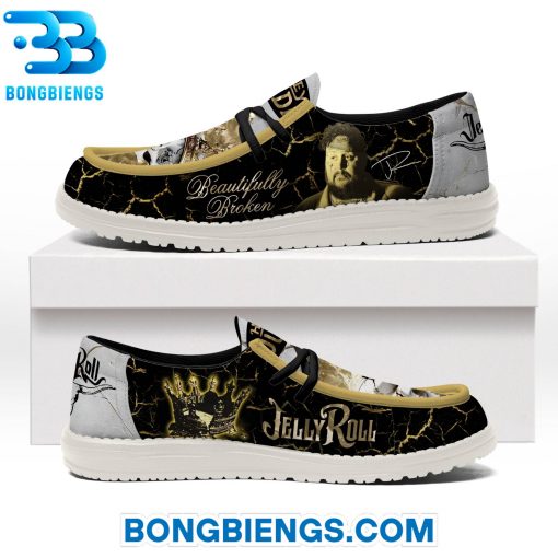 Jelly Roll Beautifully Broken Hey Dude Shoes