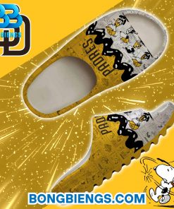 San Diego Padres Peanuts Night 2025 Yeezy Slides Slipper Sandal