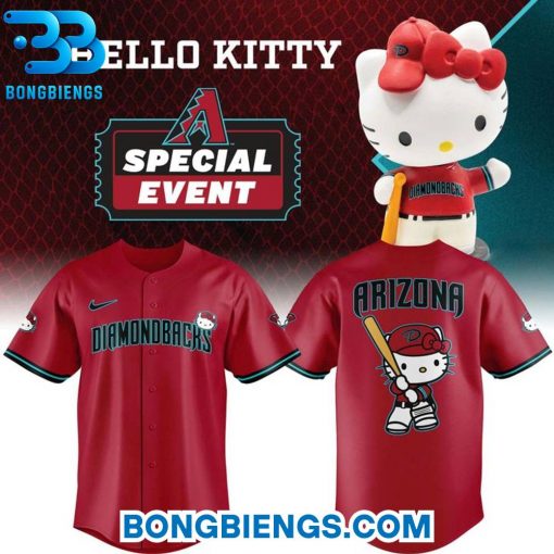 Arizona Diamondbacks Sweet Style Kitty Charm Baseball Jersey