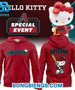 Arizona Diamondbacks Sweet Style Kitty Charm Hoodie