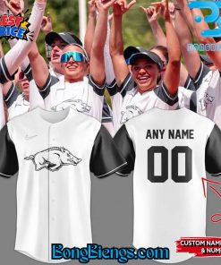 Arkansas Razorbacks Special New Arkansas Softball Baseball Jersey