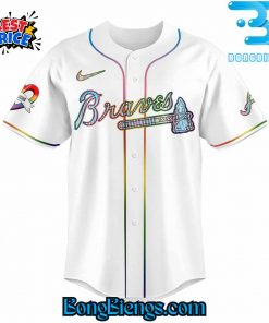 Atlanta Braves LGBTQ Pride Night 2025 Baseball Jersey