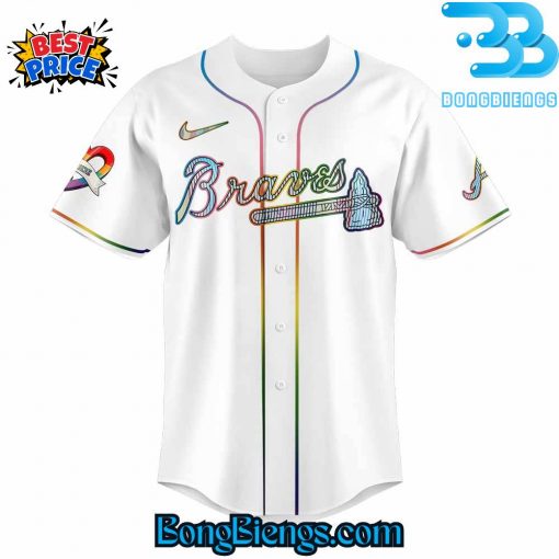 Atlanta Braves LGBTQ Pride Night 2025 Baseball Jersey