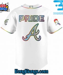 Atlanta Braves LGBTQ Pride Night 2025 Baseball Jersey