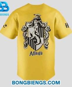 Atlanta Braves x Harry Potter Hufflepuff House Baseball Jersey