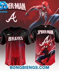 Atlanta Braves x Spider Man Game Night Special Edition Jersey
