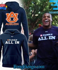 Auburn Tigers Cam Newton Family All In Hoodie