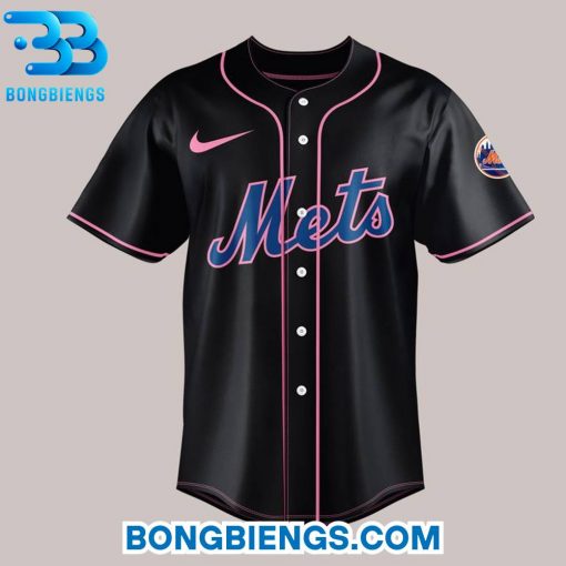 BLACKPINK 2025 World Tour New York x New York Mets Black Jersey