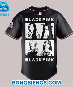 Blackpink 2025 World Tour New York x New York Mets Black Jersey