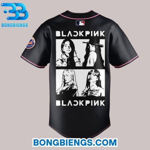 BLACKPINK 2025 World Tour New York x New York Mets Black Jersey