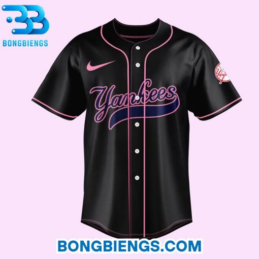 BLACKPINK World Tour New York 2025 X Yankees Black Baseball Jersey