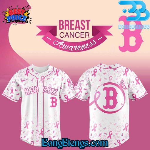 Boston Red Sox Breast Cancer Awareness Night Baseball Jersey