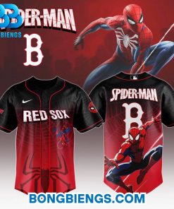 Boston Red Sox x Spider Man Game Night Special Edition Jersey