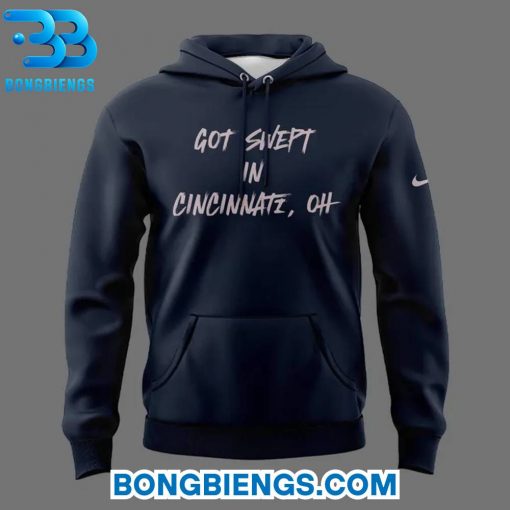 Cincinnati Reds “Got Swept In Cincinnati, Oh” Hoodie