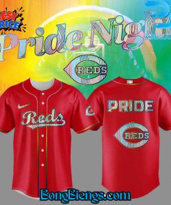 Cincinnati Reds LGBTQ Pride Night 2025 Baseball Jersey