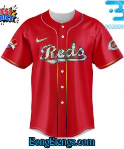 Cincinnati Reds LGBTQ Pride Night 2025 Baseball Jersey