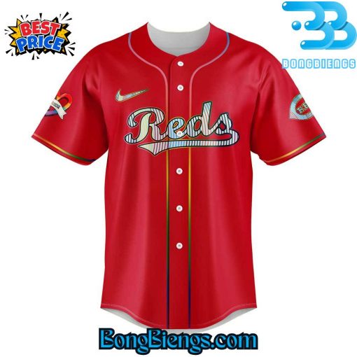Cincinnati Reds LGBTQ Pride Night 2025 Baseball Jersey