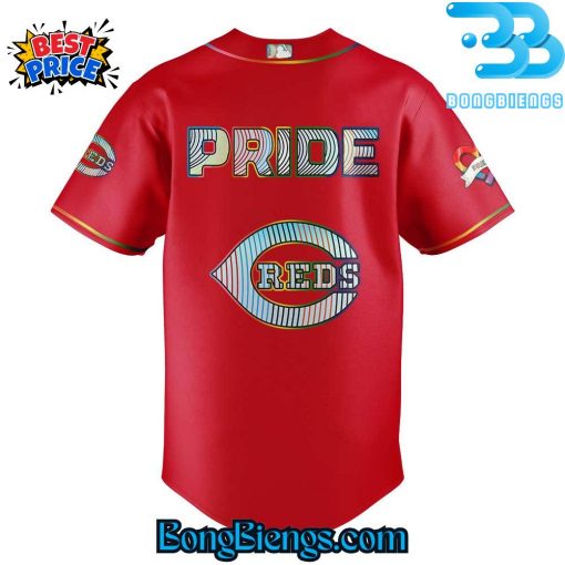 Cincinnati Reds LGBTQ Pride Night 2025 Baseball Jersey