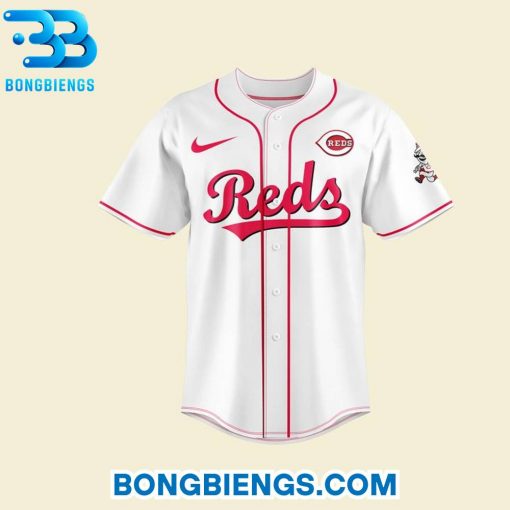 Cincinnati Reds x Snoop Dogg Post-Game Concert White Baseball Jersey