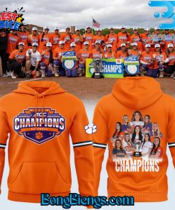 Clemson Tigers 2025 ACC Softball Conference Tournament Champions Hoodie