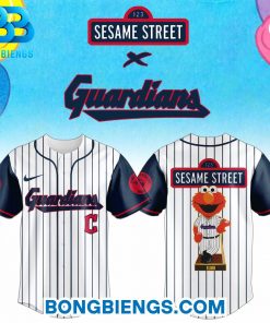 Cleveland Guardians MLB x Sesame Street Day Baseball Jersey