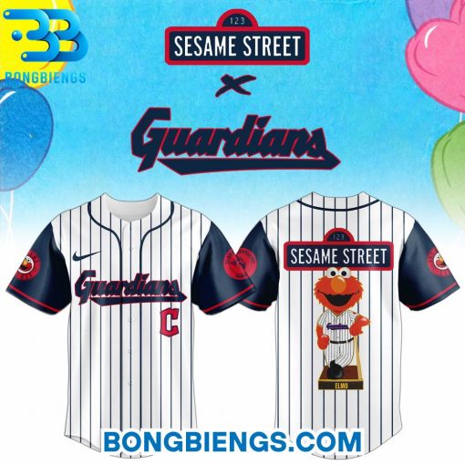 Cleveland Guardians MLB x Sesame Street Day Baseball Jersey
