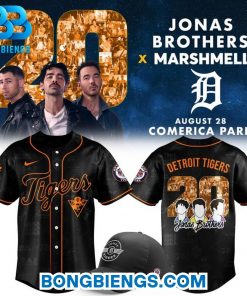 Detroit Tigers x Jonas Brothers x Marshmello “JONAS20: LIVING THE DREAM” Tour Jersey