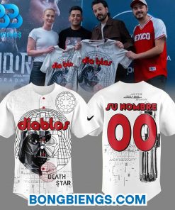 Diablos Rojos del México x Star Wars Death Star Baseball Jersey