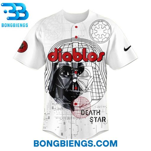 Diablos Rojos del México x Star Wars Death Star Baseball Jersey