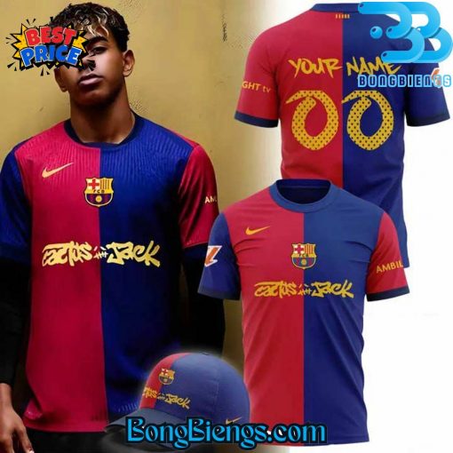 FC Barcelona X Travis Scott Cactus Jack Custom Soccer Jersey