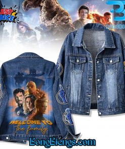 Fantastic Four Welcome To The Family Denim Jacket