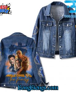 Fantastic Four Welcome To The Family Denim Jacket