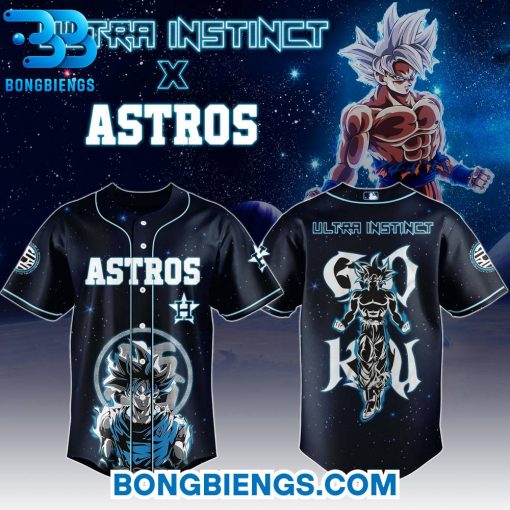 Goku Ultra Instinct x Houston Astros 2025 Limit Break Jersey