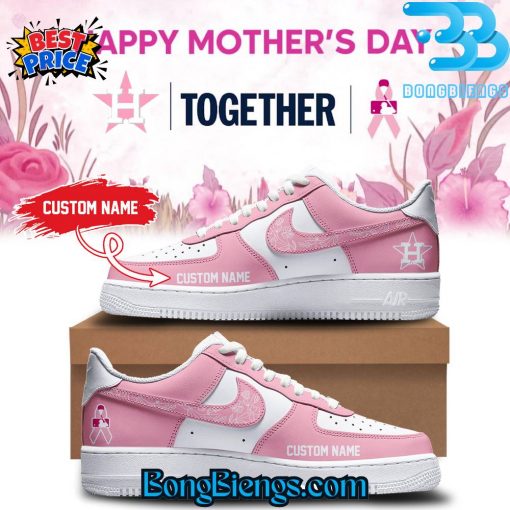 Houston Astros Happy Mother Day Custom Air Force 1 Sneaker