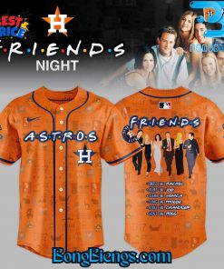 Houston Astros MLB x F.R.I.E.N.D.S Night Game Limited Edition Baseball Jersey