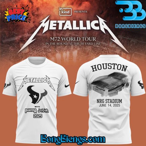 Houston Texans x Metallica Tour 2025 Tee