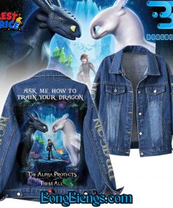 How To Train Your Dragon Toothless Denim Jacket