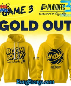 Indiana Pacers Indiana Hustle 2025 Postseason Gear Hoodie