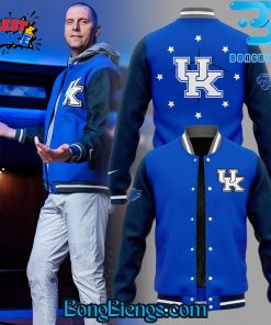 Kentucky Wildcats Coach Mark Pope Baseball Jacket