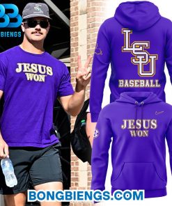 LSU Tigers JESUS WON Limited Edition 2025 Hoodie