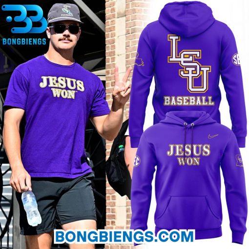 LSU Tigers JESUS WON Limited Edition 2025 Hoodie
